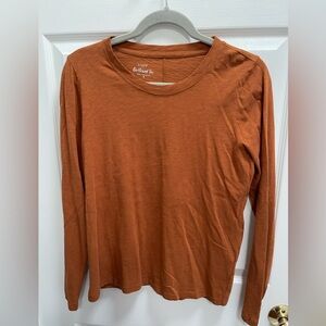 J Crew Factory Long Sleeve Girlfriend T